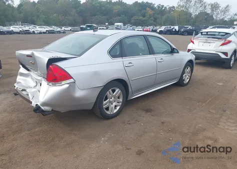 2012 Chevrolet Impala Lt из США, поврежденный, VIN 2G1WB5E39C1166913